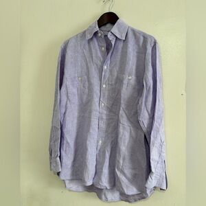 Men's Light Purple Button-Down Shirt